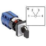 Kraus & Naimer CG4.A231.FS2 Uniselector, 10A 3x60° Grey/Black, 1pc