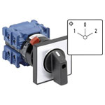 Kraus & Naimer CH10.A212.FT2 Changeover Switch 20A, 2x60°, Grey/Black