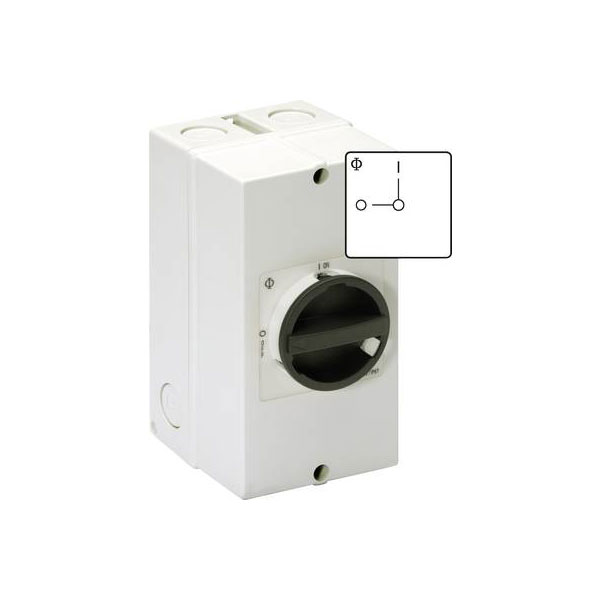 Kraus & Naimer KG10.T103/40.KS51V Disconnector Lockable 20A 90° Black