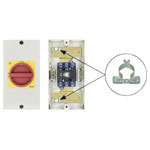 Kraus & Naimer KG41.T203/D-A145.KL11V Disconnector Lockable Red/Yellow