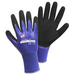 Leipold 1169-XL Nitril Aqua Nylon Glove Size 10 EN 388:2016 CAT II