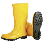 L+D 2490-46 L+D Safety Boots, PVC, S5, Yellow, EU Size 46, 1 Pair