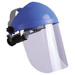 Leipold Doehle 2669 Face Shield Blue Transparent EN166 Front Protection