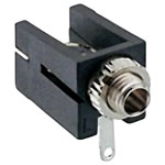 Lumberg 1501 09 Audio Jack Socket 2.5mm Mono 2-Pin Horizontal Mount