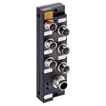 Lumberg 65346 ASBSM Sensor & Actuator Box M8 Splitter with LED Display