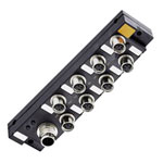 Lumberg 65347 ASBSM 8/LED 3 Stackable M8 Splitter, LED Display