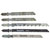 Makita A-86898 Set of Jigsaw Blades 5 Pieces