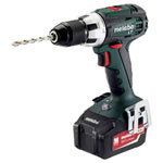 Metabo 602102500 Cordless Drill 18V 4Ah Li-ion Spare Battery+Case