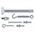 Paulmann 17834 Low Voltage Cable Kit with Diverters and Clamps, Chrome