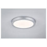 Paulmann 706.55 Lunar LED Panel 17W Warm White Matt Chrome Flat Design