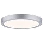 Paulmann 706.56 Lunar LED Panel 22W Warm White Matt Chrome Flat Design