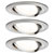 Paulmann 93429 Nova Flush Mount Light Set, Iron, GU10 LED, 19.5W