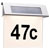 Paulmann 93765 Solar Illuminated House Numbers 0.2W Warm White IP44 LED