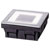 Paulmann 93774 Cube Solar Flush Light 0.24W Warm White Stainless Steel IP67
