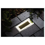 Paulmann 93775 Box Solar Recessed Floor Light 0.6W Warm White Stainless Steel