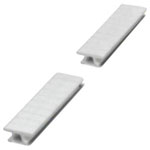 Phoenix Contact 0808668 Label Strip White Blank 100 pieces for 5mm Terminal