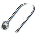 Phoenix Contact 1456093 Flush-Type Socket M8 4-Pos M10 Thread 0.5m Wire