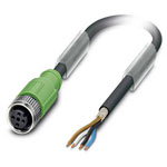 Phoenix Contact 1500716 Sensor/Actuator Cable 10m Shielded PUR M12 A-coded