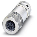 Phoenix Contact 1507777 SACC-M12FSB M12 Plug Straight 5-POS Shielded Gold