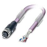 Phoenix Contact 1518229 SAC Cable 5m Violet PUR M12-SPEEDCON Shielded