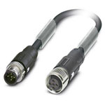 Phoenix Contact 1518478 Sensor/Actuator Cable 5P PUR B-Coded Shielded 0.13m