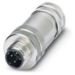 Phoenix Contact 1521258 SACC M12 4-Pos Male Plug Shielded Screw Metal