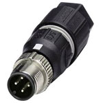 Phoenix Contact 1521591 Sensor/Actuator Plug M12 4-Pin A-Coded Straight