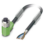 Phoenix Contact 1527757 Sensor/Actuator Cable 5P PVC Black 10m M12 A-coded