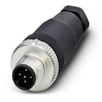 Phoenix Contact 1542965 SACC Plug 5-Pos M12 Straight Male A-Coded Metal