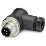 Phoenix Contact 1542994 Sensor/Actuator Connector M12 Male 5-Pos Angled