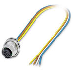 Phoenix Contact 1551529 SACC Bus Plug 4-Pos M12 D-coded 0.5m TPE Wire