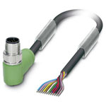 Phoenix Contact 1554814 SAC Cable 12-Position PVC Black 1.5m M12-SPEEDCON