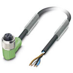 Phoenix Contact 1693526 Sensor/Actuator Cable 4P PVC 3 m M12 Angled