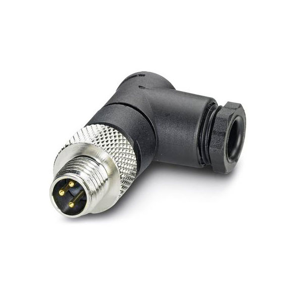 Phoenix Contact 1699902 SACC-M 8MR-3CON-M Connector 3-Pos M8 Angled