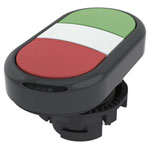Pizzato Elettrica E21PDRL10423 Double Head Pushbutton Planar Green/Red
