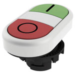 Pizzato Elettrica E21PDRL9AAAD Double Head Pushbutton Green/Red