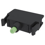 Pizzato Elettrica E2LP1A4V1 LED Green Momentary Switch, 30V AC/DC, 1pc