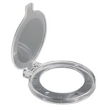 Schlegel KD22RR Protective Flap USB Socket Cover, Transparent, IP40