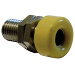 Schnepp 734373 Jack Socket Vertical 4mm Pin Diameter Yellow 1 piece