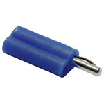Schnepp F2020-BU Plug Straight 2mm Pin Blue 1 piece Integrated Socket