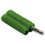 Schnepp F 2020-GN Banana Plug Straight 2 mm Pin Green 1 piece