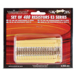 Velleman K/RES-E3 E3 Carbon Film Resistor Kit 480 Pieces
