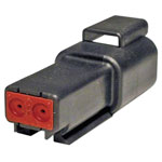 TE Connectivity DT 04-2P-CE02 Connector Housing with Contacts, Fuse Wedge