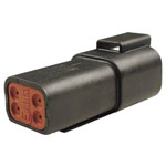 TE Connectivity DT 04-4 P-CE02 Connector, Housing, Contacts, Fuse Wedge