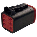 TE Connectivity DT 06-6 S-CE06 Connector: Housing, Contacts, Fuse Wedge