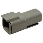 TE Connectivity DTM 04-4P Connector Housing, Contacts, Fuse Wedge Included