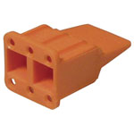 TE Connectivity WM 6 S DTM 6-Pin Bullet Connector with Fuse Wedge