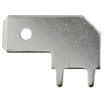 Vogt 3867B.68 Blade Connector 6.3mm Width 0.8mm Thick 90° Non-Insulated
