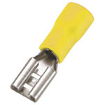 Vogt Connection Technology 3907 Blade Receptacle 6.3mm 180° Yellow Insulated