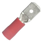 Vogt Connection Technology 3910S-1 Blade Terminal 6.3x0.8mm 180° Red Insulated